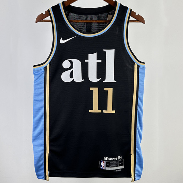 2023/24 Eagles YOUNG #11 Black City Edition NBA Jerseys