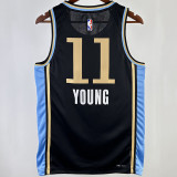 2023/24 Eagles YOUNG #11 Black City Edition NBA Jerseys