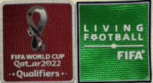 植绒 FIFA WORLD CUP Qatar + LF 2022 Flocking Patch (You can buy it alone OR tell us which jersey to print it on. ) 2022世界杯紫+绿 植绒