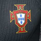 2023/24 Portugal Special Edition Black Grey Player Version Jersey
