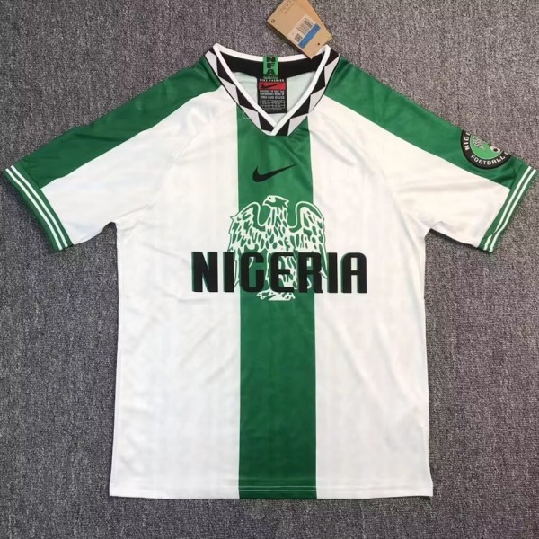 1996 Nigeria Away Retro Soccer Jersey