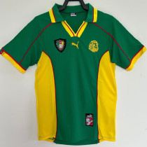 1998 Cameroun Home Green Retro Soccer Jersey