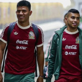 1985 Mexico Pink Retro Style Jersey (Have AD 带胸前广告)