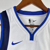 Mavericks IRVING #11 White Kids NBA Jersey 热压