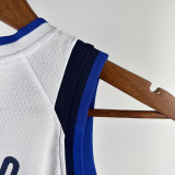 Mavericks IRVING #11 White Kids NBA Jersey 热压