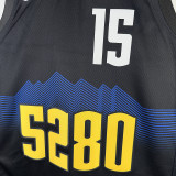 2023/24 Nuggets JOKIC #15 Black City Edition NBA Jerseys