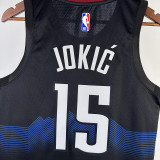 2023/24 Nuggets JOKIC #15 Black City Edition NBA Jerseys