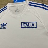 2024 Italy Away White Retro Style Jersey