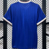 1983 M Utd Third Blue Retro Soccer Jersey