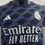 2023/24 RM Away Player Version Long Sleeve Jersey