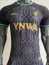 2023/24 LFC x YMWA Black Player Version Soccer Jersey