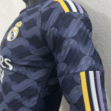 2023/24 RM Away Player Version Long Sleeve Jersey