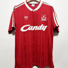 1988/89 LFC Home Red Retro Soccer Jersey
