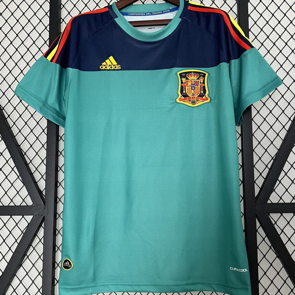 2010 Spain Goalkeeper Retro Soccer Jersey