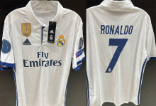 RONALDO # 7 RM Home Retro Jersey 2016/17 (Have All Patch) (2016+11) 全套章 ★★