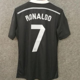 RONALDO # 7 RM Black Dragon Retro Jersey 2014/15 (Have All Patch) (2014+10) 全套章 ★★