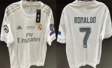 RONALDO # 7 RM Home Retro Jersey 2015/16  (Have All Patch) (10) 全套章 +2016胸前小字 ★★