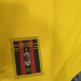 1999/2000 AC Milan Away Yellow Retro Soccer Jersey