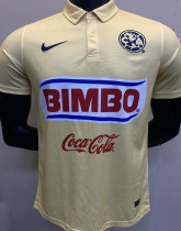 2014/15 Club America Home Yellow Retro Soccer Jersey