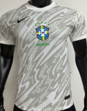 2024/25 Brazil Goalkeeper White Player Version Jersey