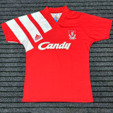 1992 LFC Home Red Retro Soccer Jersey