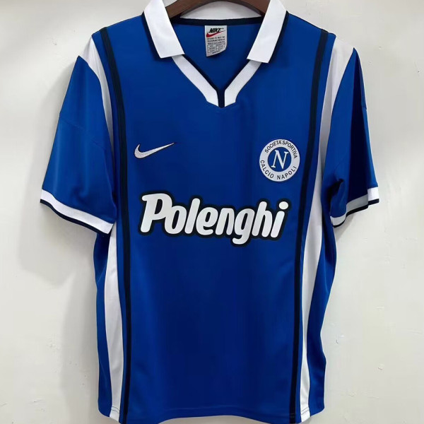 1998 Napoli Home Blue Retro Soccer Jersey