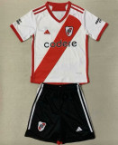 2023/24 River Plate Home Kids Soccer Jersey