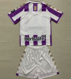 2023/24 Real Valladolid Home Kids Soccer Jersey