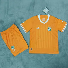 2023 Ivory Coast Home Kids Soccer Jersey