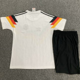 1990 Germany Home White Retro Kids Soccer Jersey
