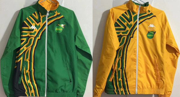 1998 JAMAICA Retro Style Reversible Windbreaker 双面牙买加