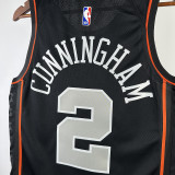 2023/24 Pistons CUNNINGHAM #2 Black City Edition NBA Jerseys