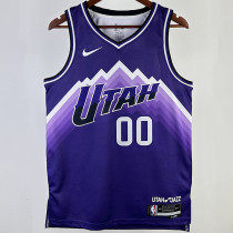 2023/24 Jazz CLARKSON #00 Purple City Edition NBA Jerseys