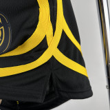 2023/24 Warriors Black NBA Cotton Pants