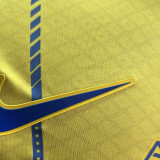 2023/24 Al Nassr Home Yellow Player Version Long Sleeve Jersey