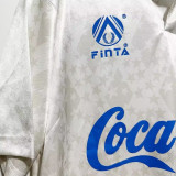 1993 Cruzeiro Away White Retro Soccer Jersey