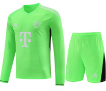 2023/24 BFC Green Goalkeeper Long Sleeve Soccer Jersey(A Set)