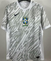 2024/25 Brazil Goalkeeper White Fans Jersey