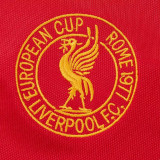 1977 LFC UCL Final Home Red Retro Soccer Jersey