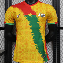 2024 Burkina Faso Yellow Player Version Jersey
