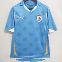 2010 Uruguay Home Blue Retro Soccer Jersey