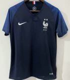 2018 France Home Retro Soccer Jersey