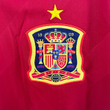 2012 Spain Home Red Retro Soccer Jersey