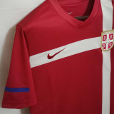 2010 Serbia Home Red Retro Retro Jersey