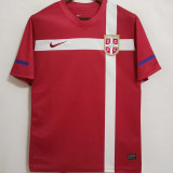 2010 Serbia Home Red Retro Retro Jersey