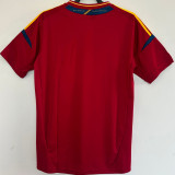 2012 Spain Home Red Retro Soccer Jersey