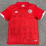 2024 Tunisia Home Red Fans Soccer Jersey 突尼斯