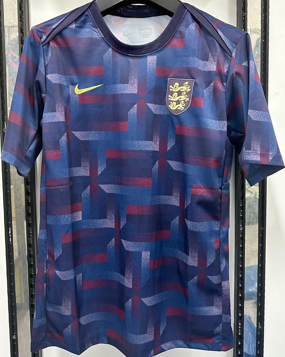 2024 England Balck Training Jersey