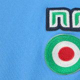 1987/88 Napoli Home Blue Retro Long Sleeve Soccer Jersey