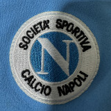 1986/87 Napoli Home Blue Retro Long Sleeve Soccer Jersey